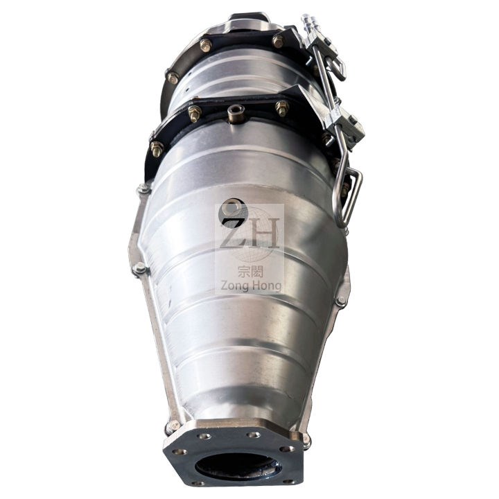 ISUZU EURO4/5 4HK1/6HK1  Catalytic Converter Scrap  DOC+DPF 排氣管總成