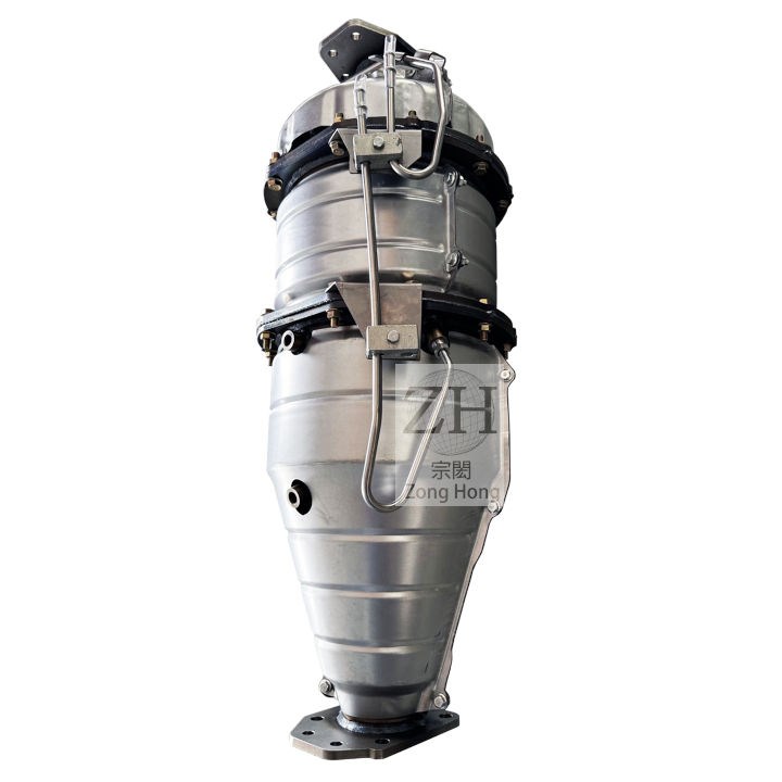 ISUZU EURO4/5 4HK1/6HK1  Catalytic Converter Scrap  DOC+DPF 排氣管總成